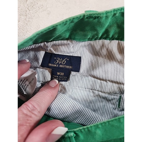 Brooks Brothers "346"‎ Green Shorts Size 38W - Picture 7 of 10